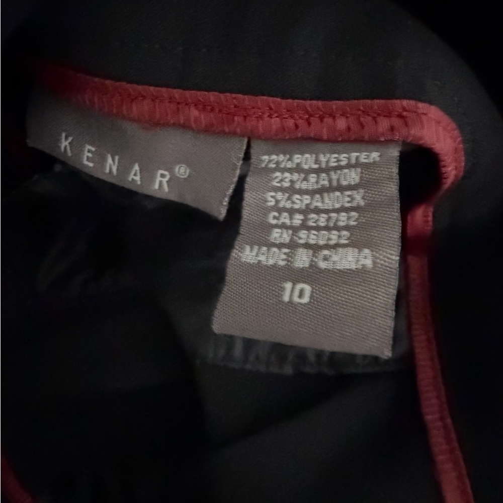 Kenar Black Wide-Leg Women's Pants size 10 - Picture 5 of 6